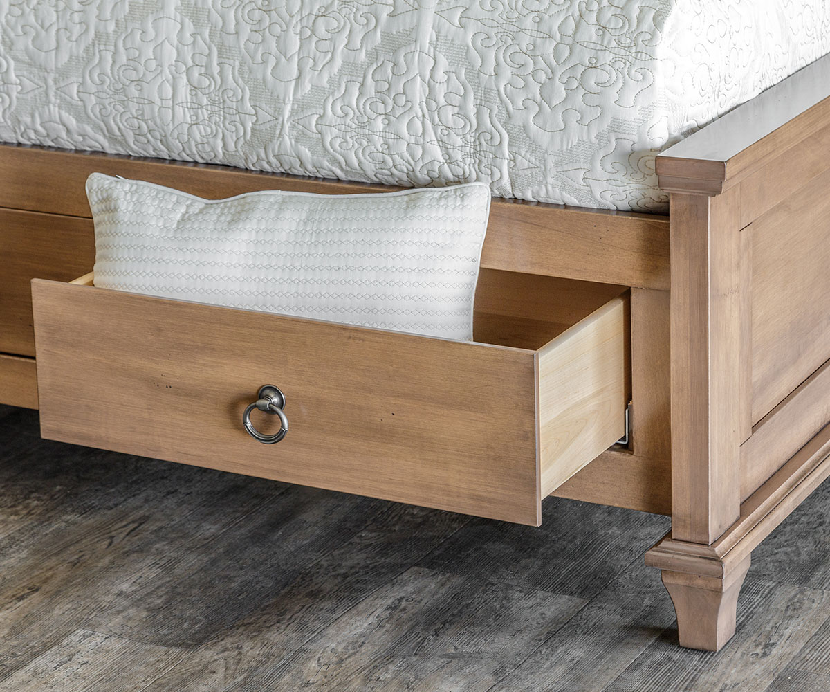 Crescent Creek Iron Bed with Underbed Storage - Image 3