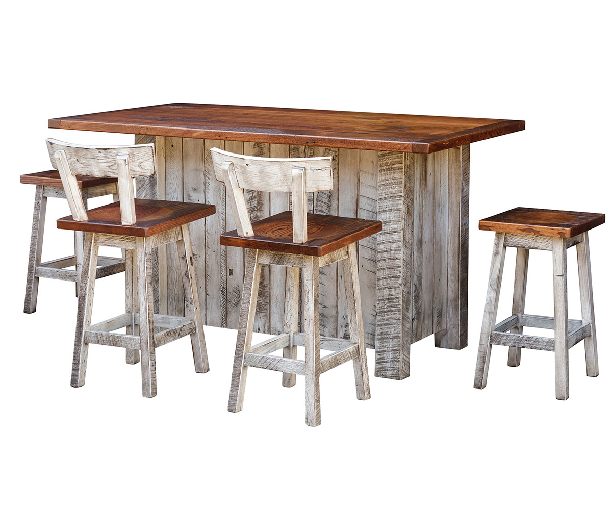 Greenville Swivel Stool with Back - Square - Image 2