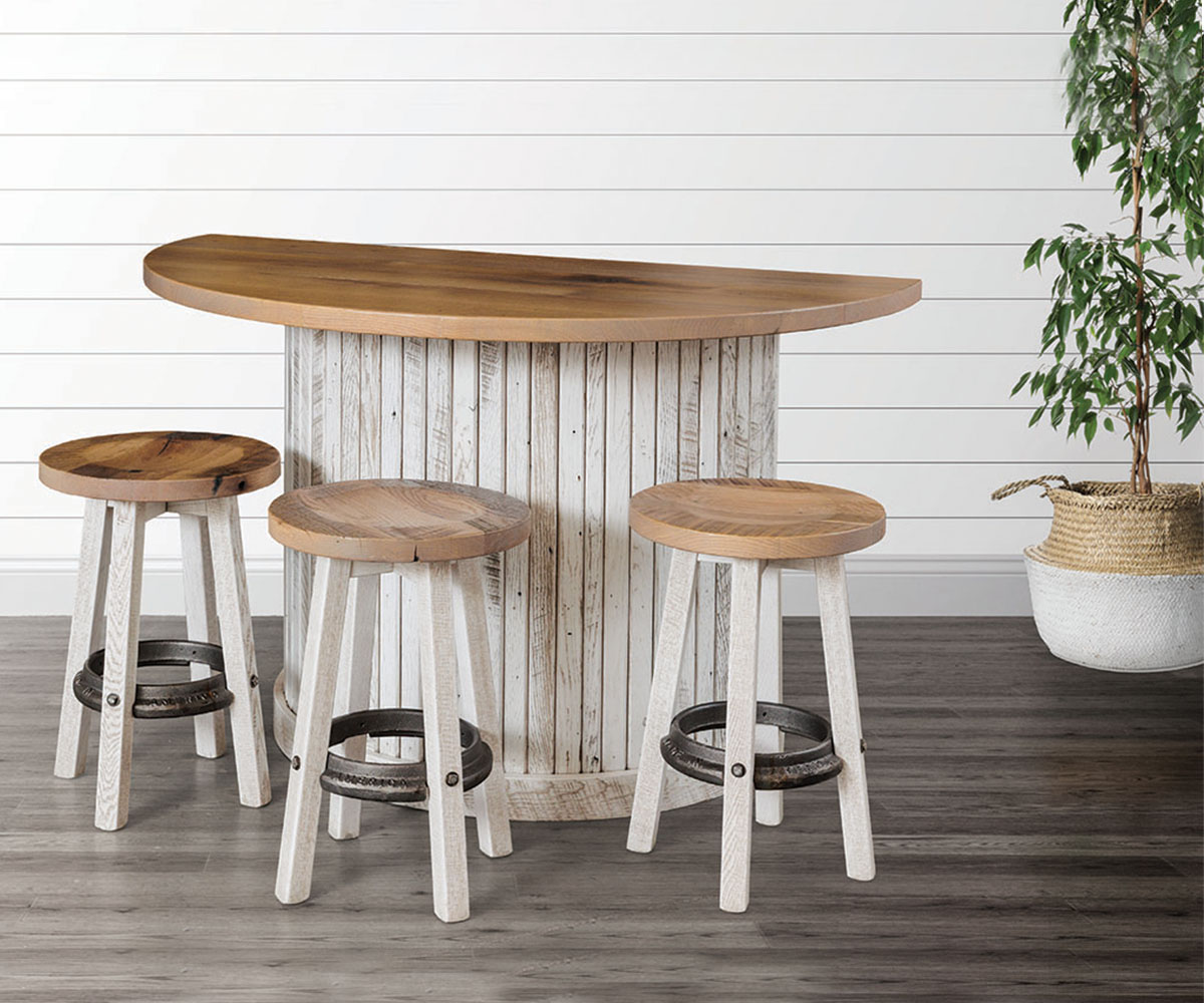 American Bar Stool With Back - Image 3