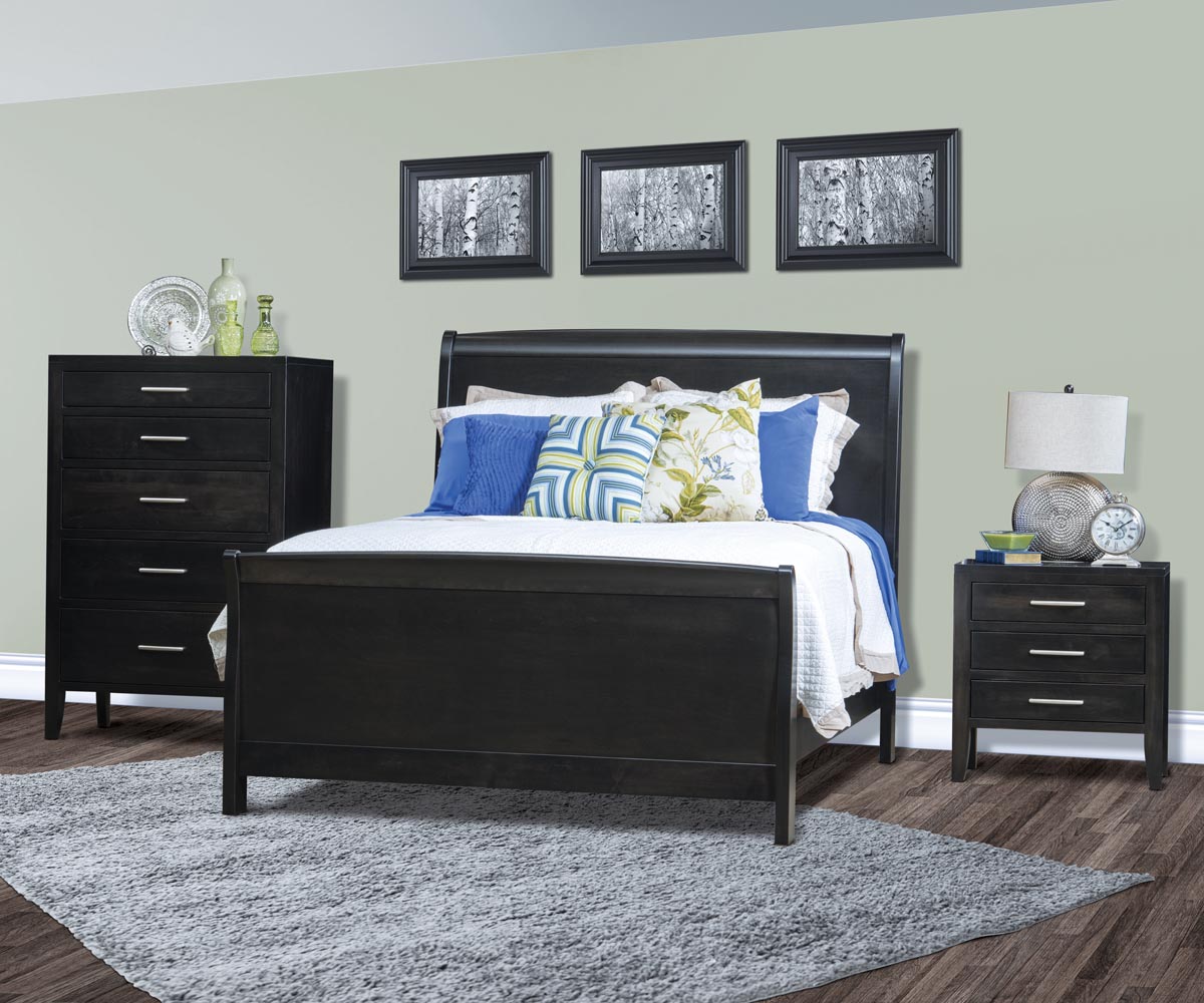 Barrington Bed with Fabric Panels - Image 2