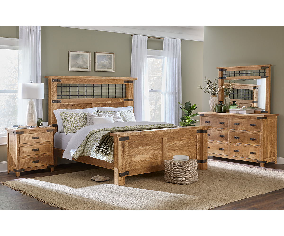 Ironwood 3 Drawer Nightstand - Image 6