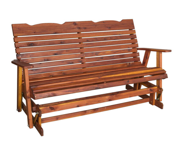 Straightback Loveseat Glider