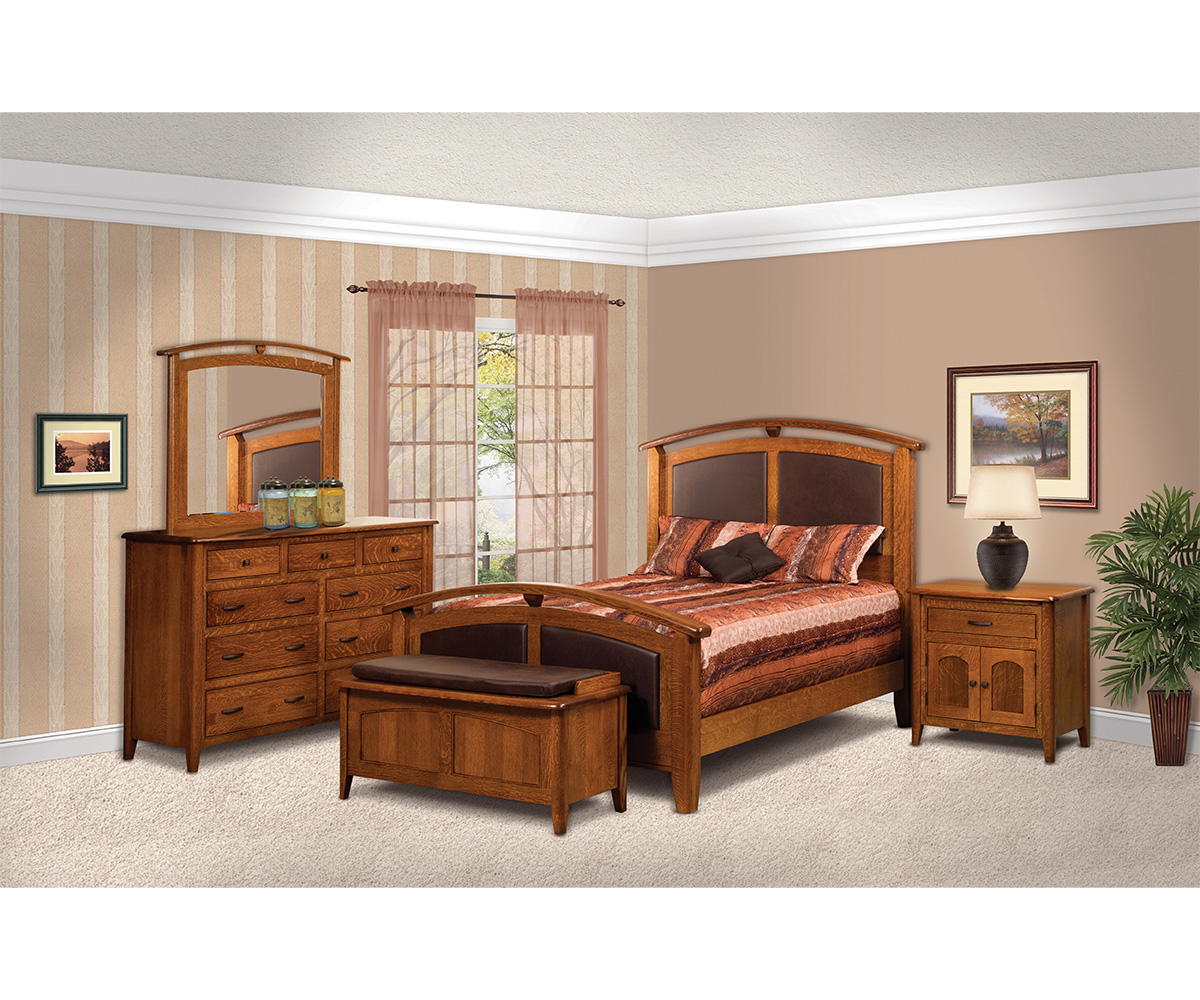 Cascade 1 Drawer 2 Door Nightstand - Image 5