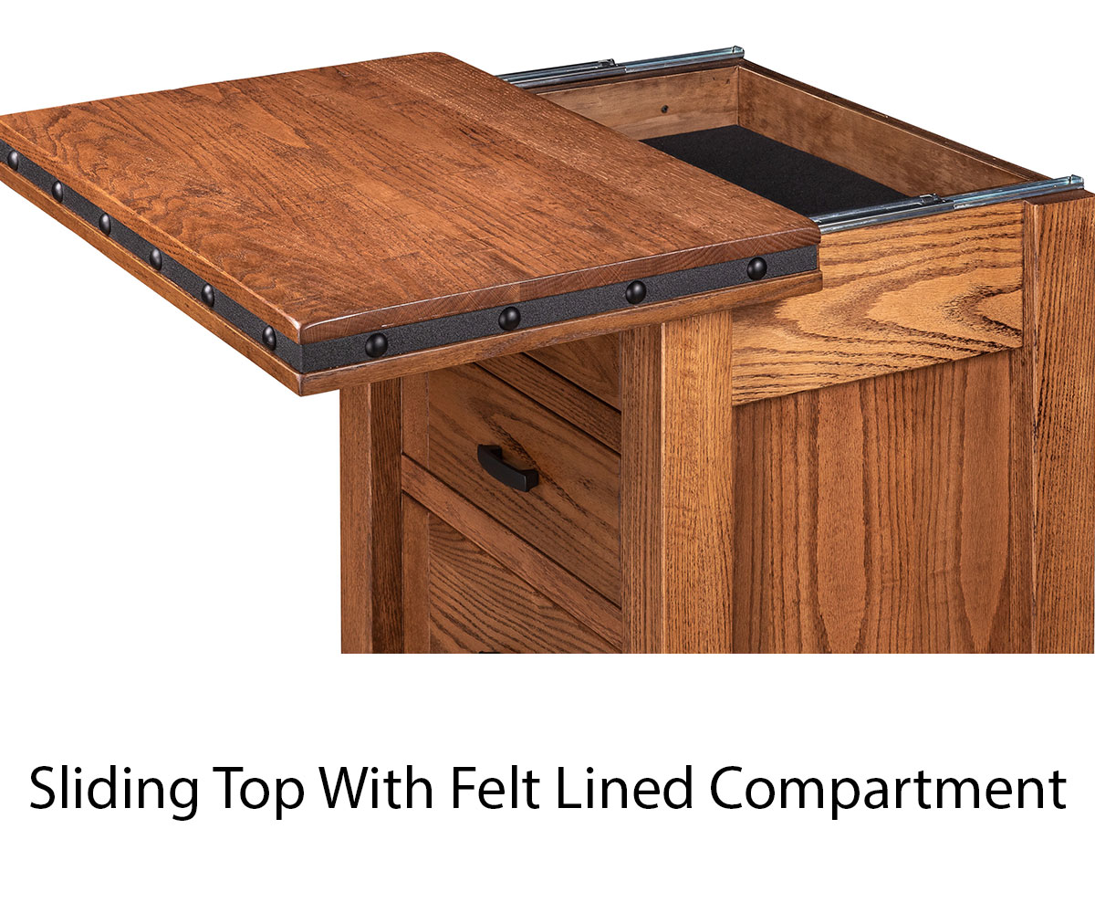 Cascade 3 Drawer Nightstand - Image 3